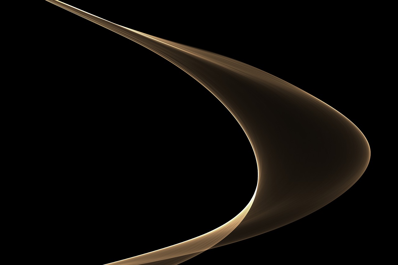 abstract curve gold free photo