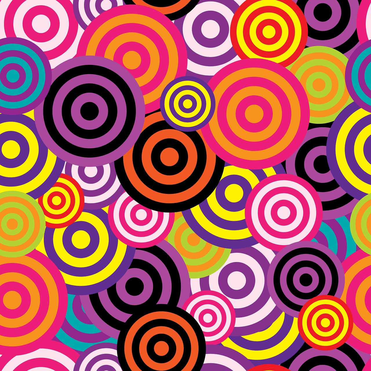 abstract circles background free photo