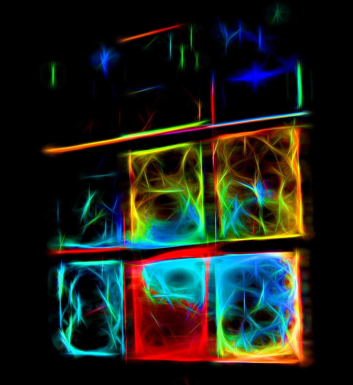 abstract neon background free photo