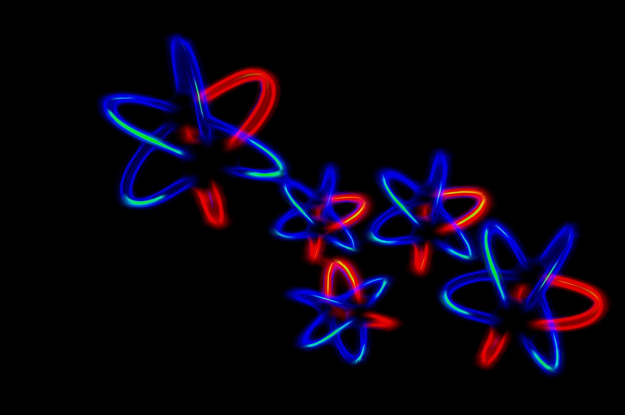 abstract neon background free photo