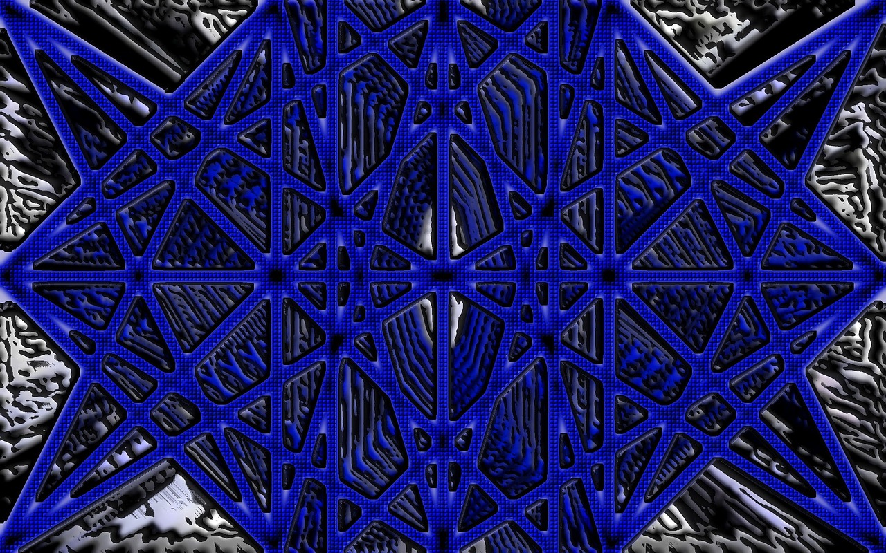 abstract blue geometric free photo