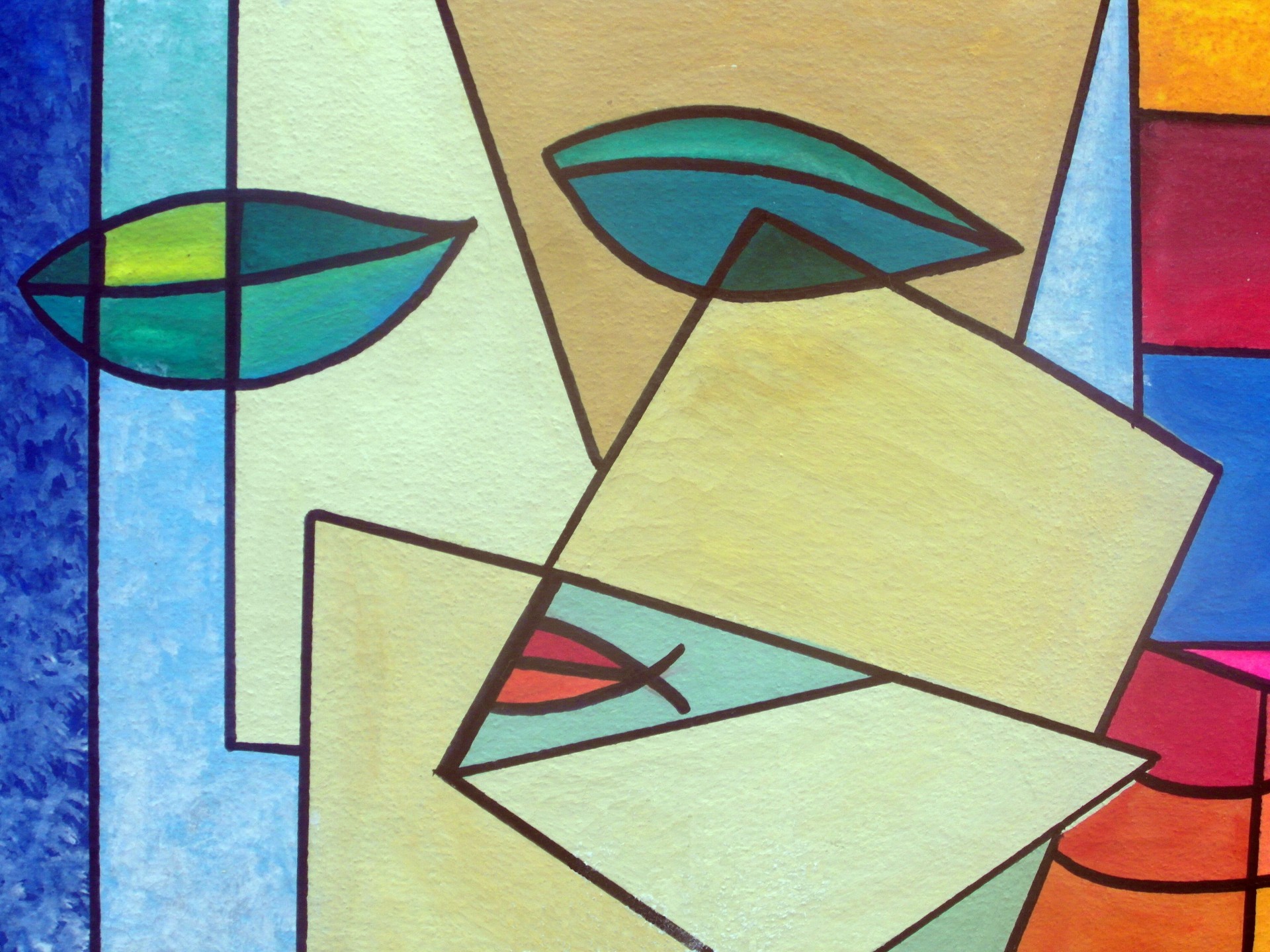 abstract art picasso faces
