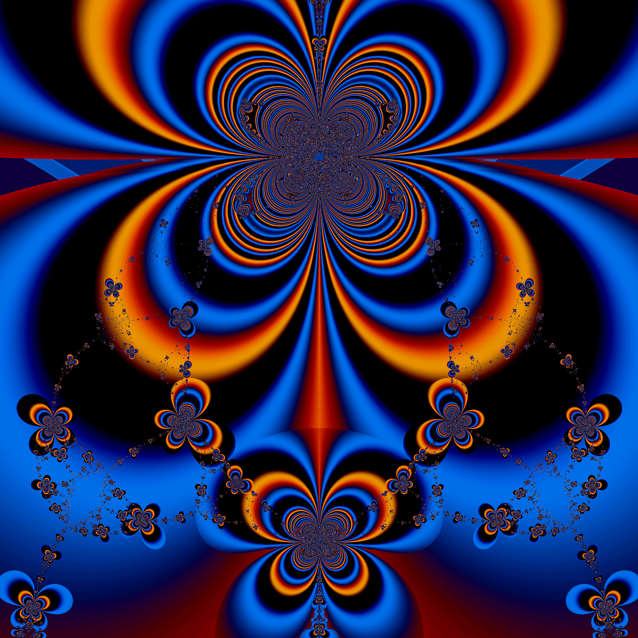 abstract artwork fractal background free photo