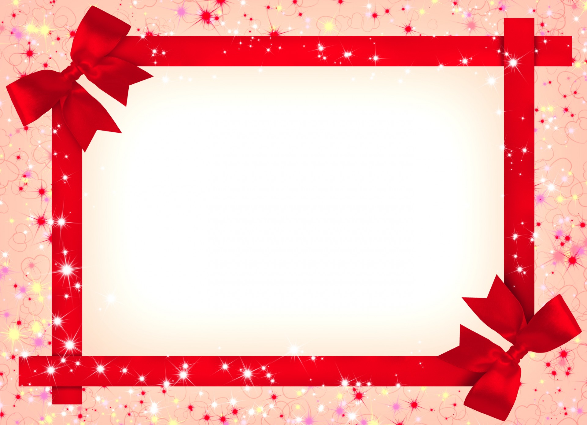 frame bows red free photo