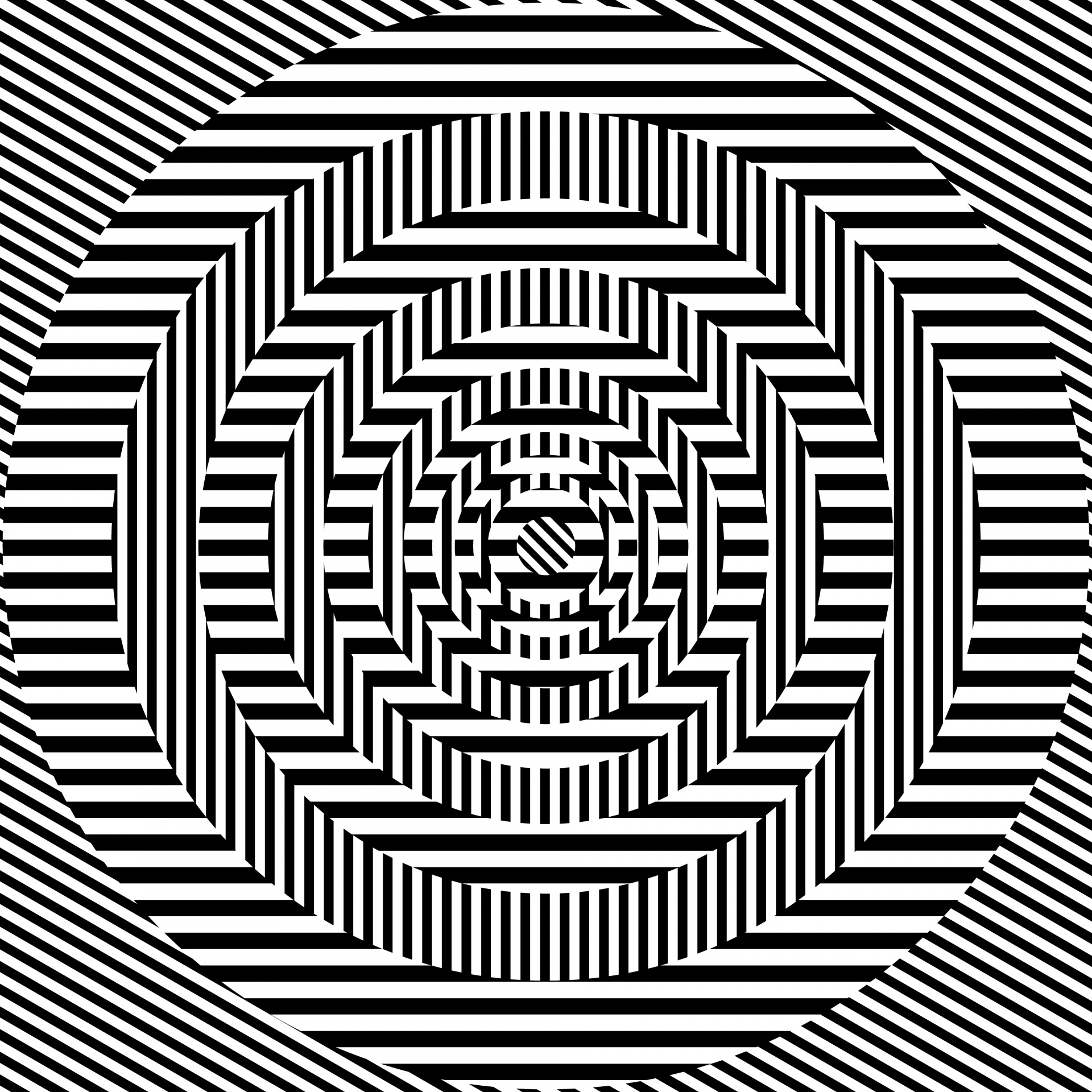 abstract illusion depth free photo