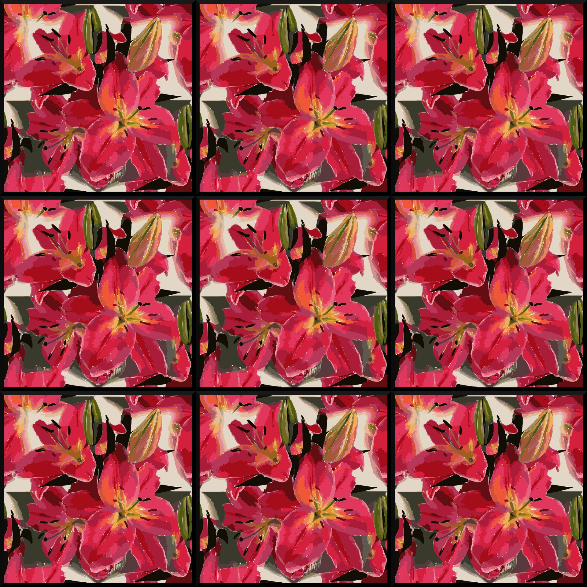 flowers background design free photo