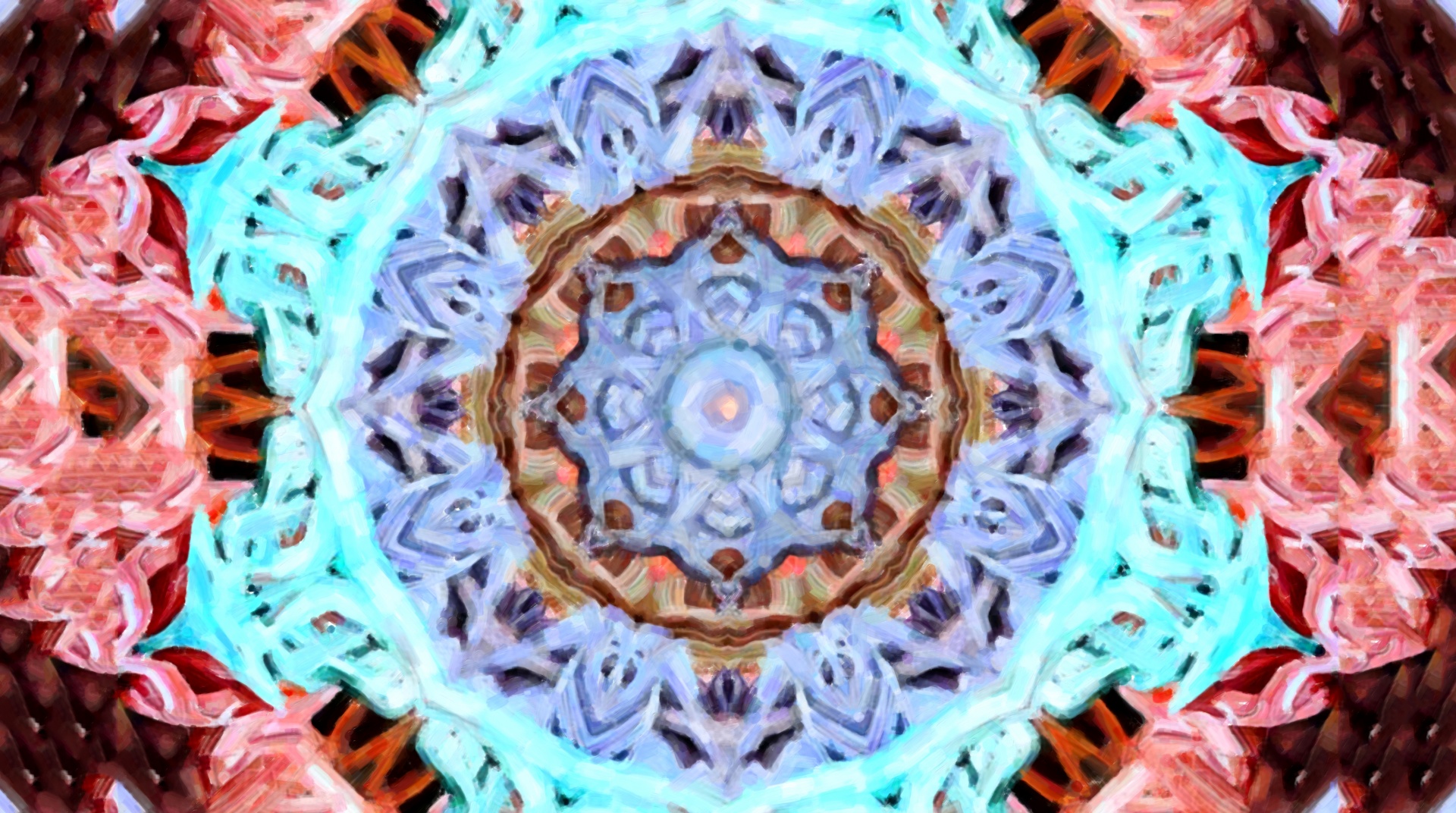 painting abstract kaleidoscope free photo
