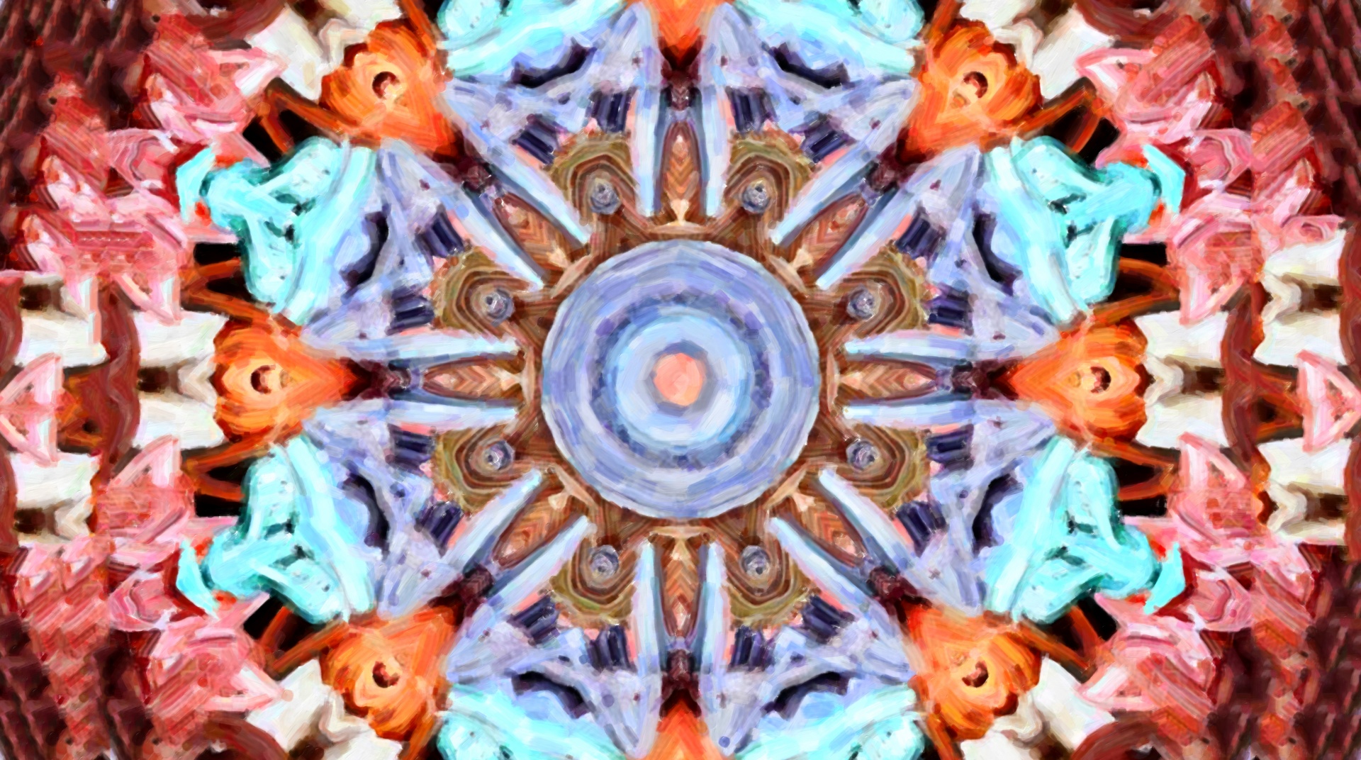 painting abstract kaleidoscope free photo