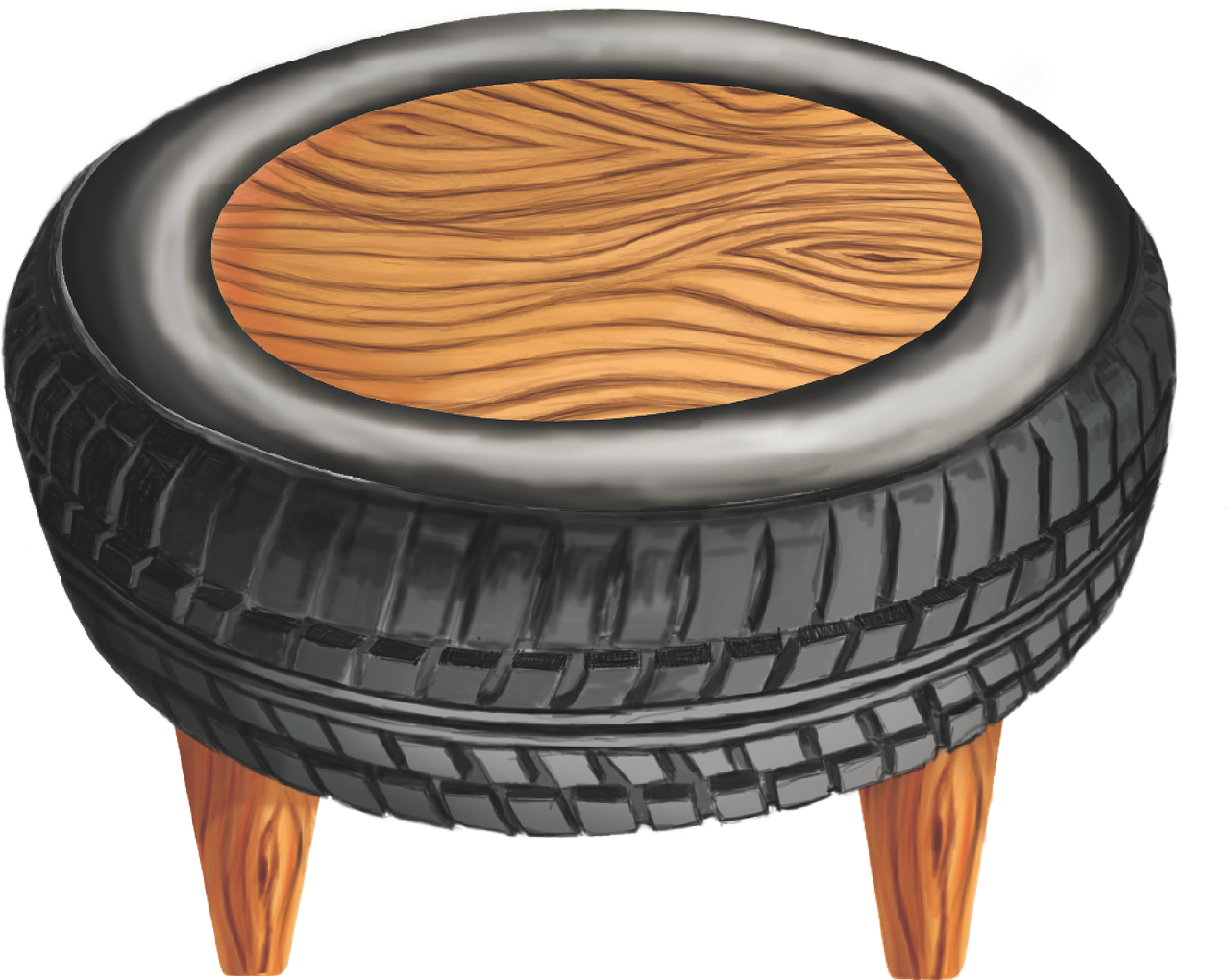 absurd  rubber  stool free photo