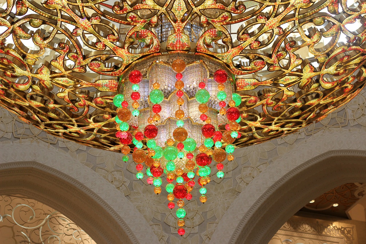 abu dhabi mosque grand palace free photo