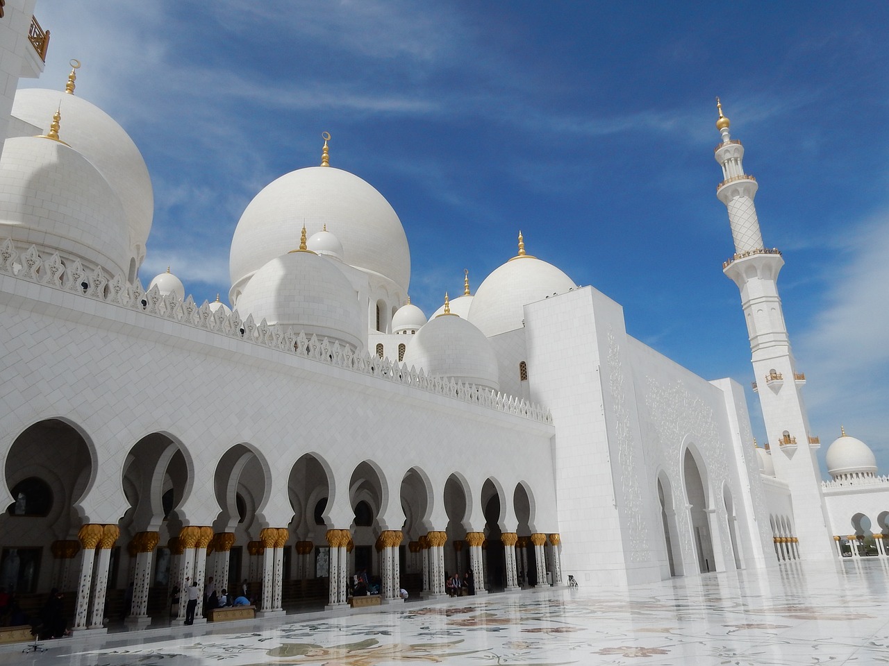 abu dhabi mosque emirates free photo