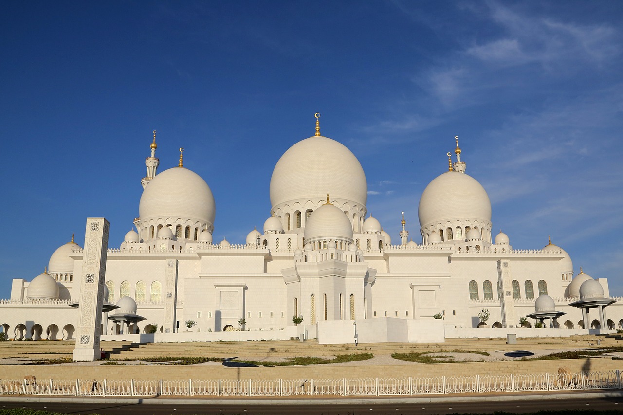 abu dhabi  mosque  religion free photo