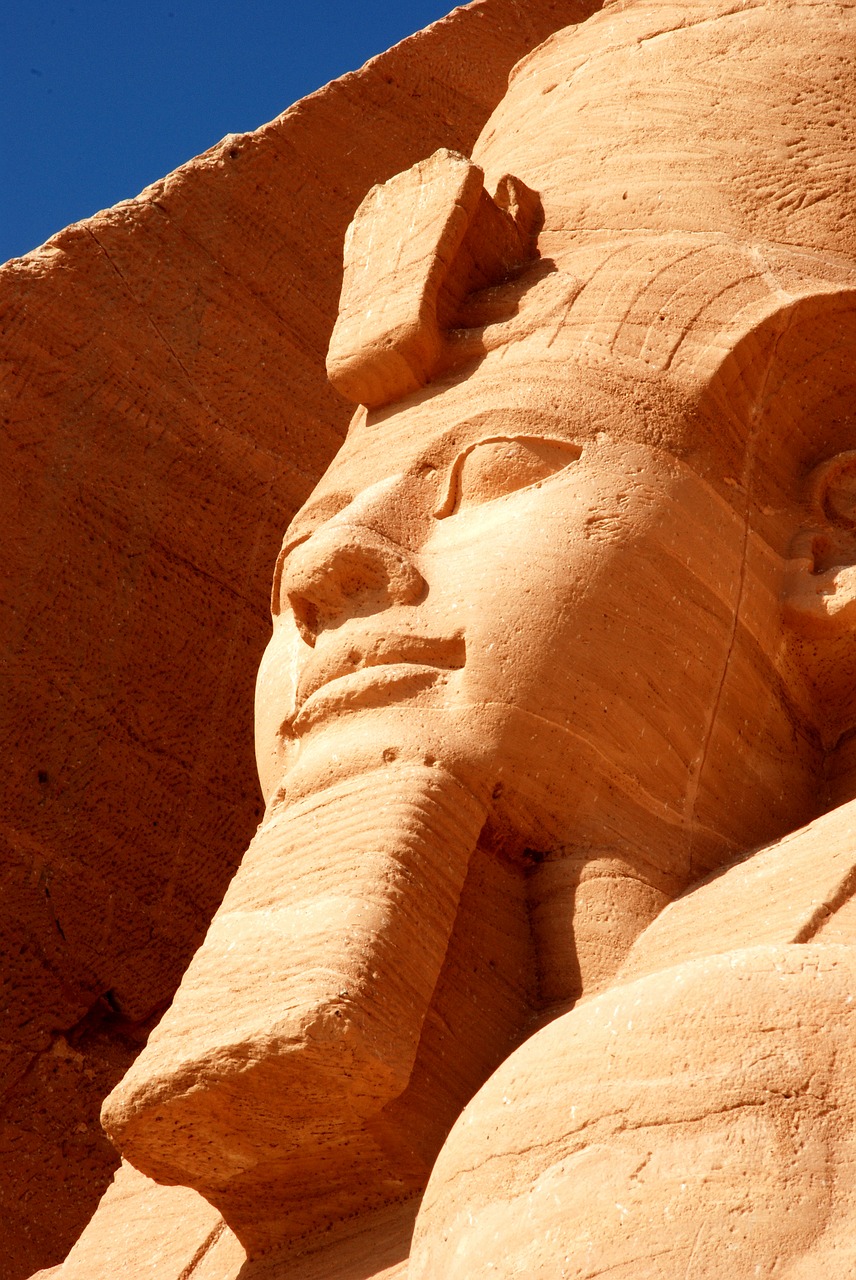 abu simbel egypt statue free photo