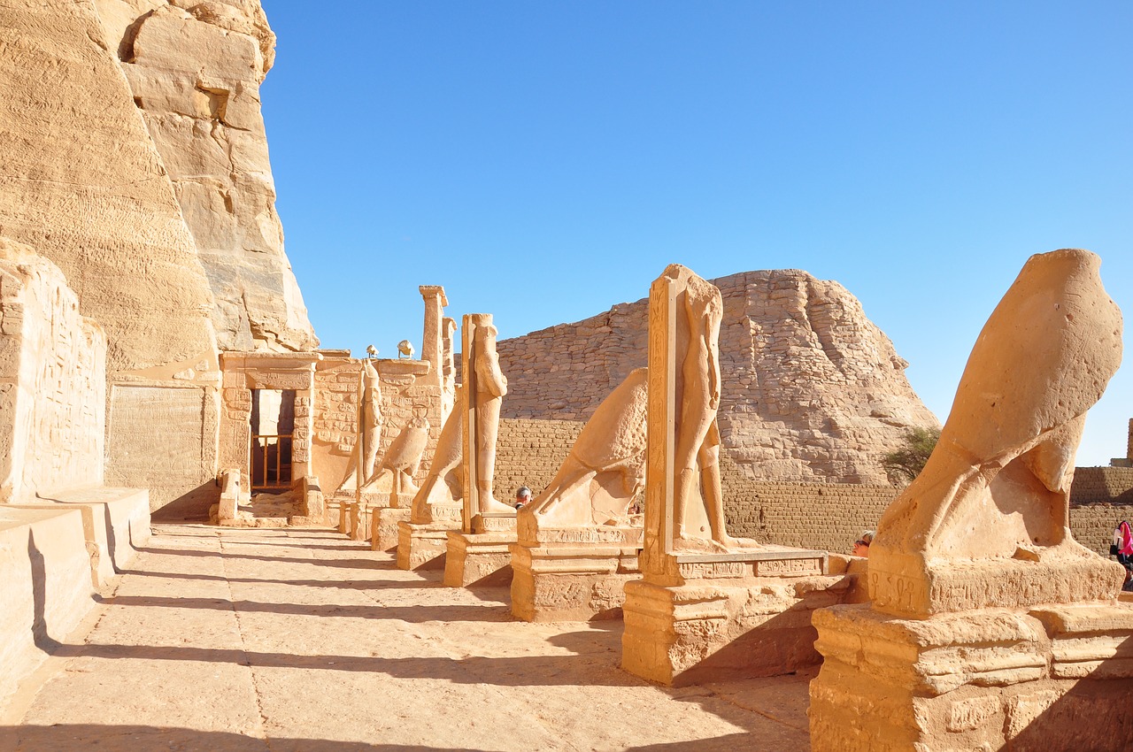 abu simbel  temple  egypt free photo