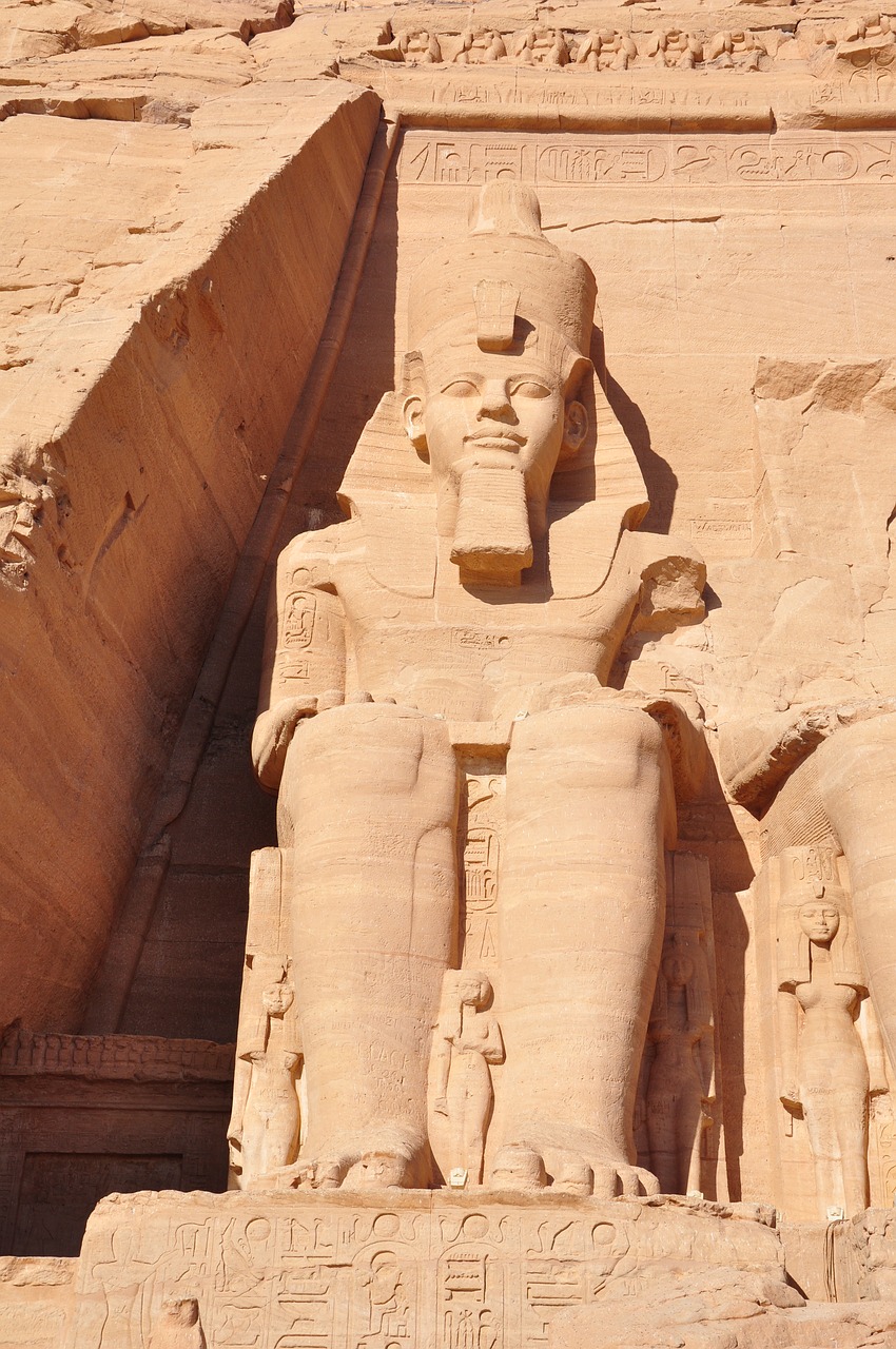 abu simbel  temple  egypt free photo