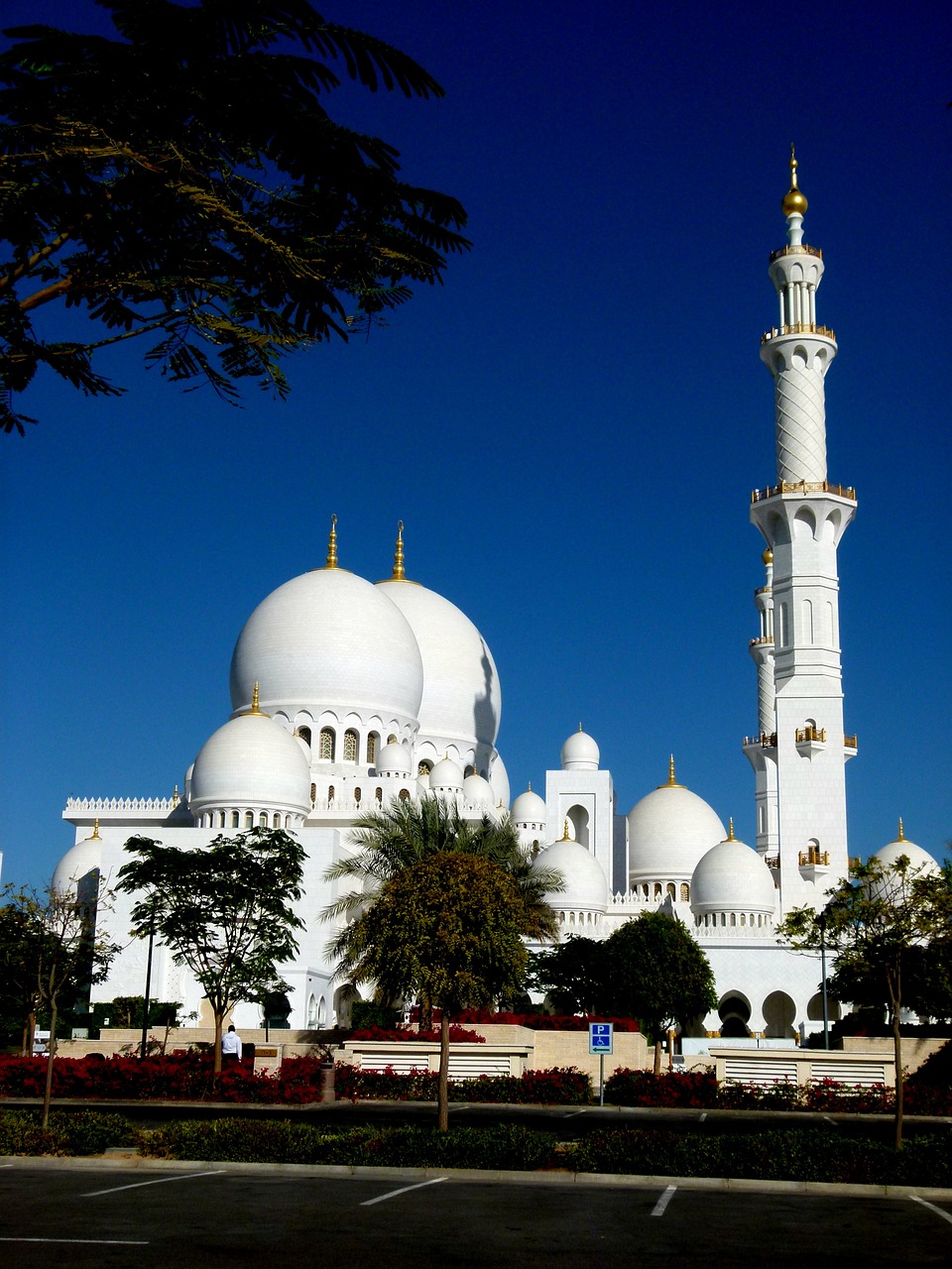 abudhabi mosque building free photo