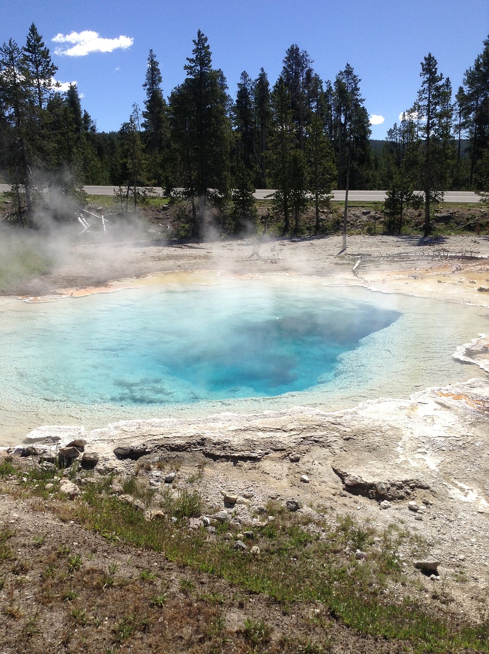 abyss old faithful basin free photo