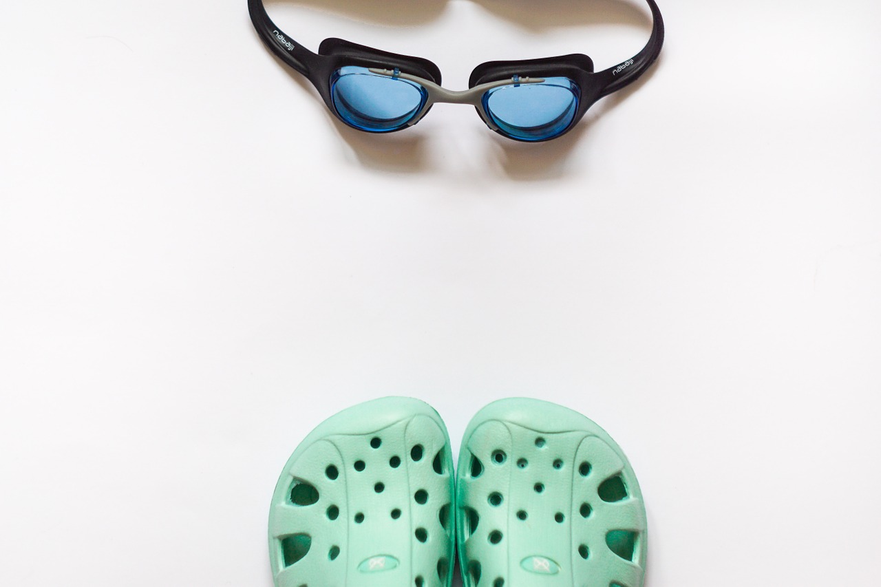 accessories pool swimming goggles free photo