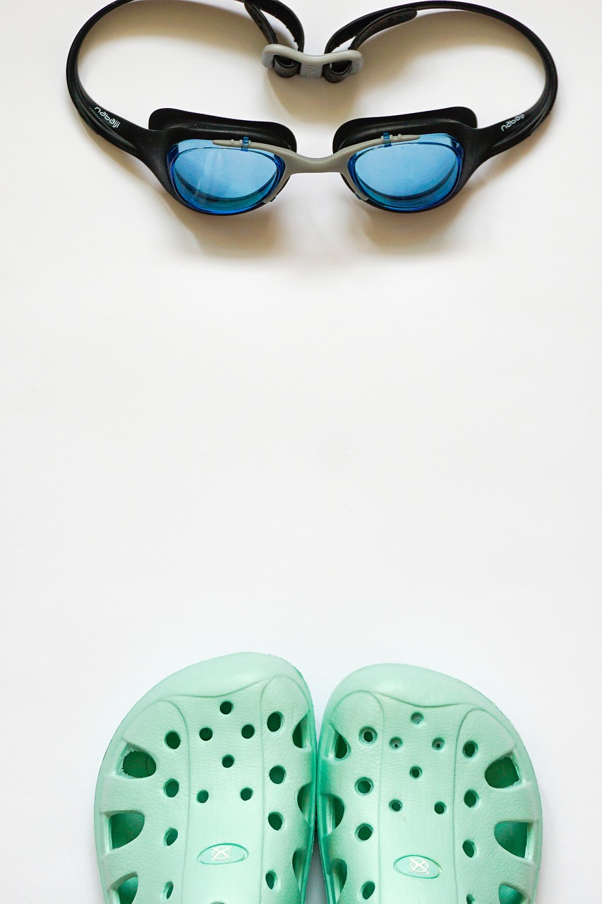 accessories pool swimming goggles free photo