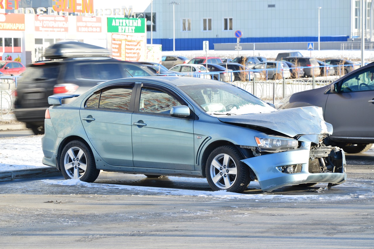 accident  machine  road free photo