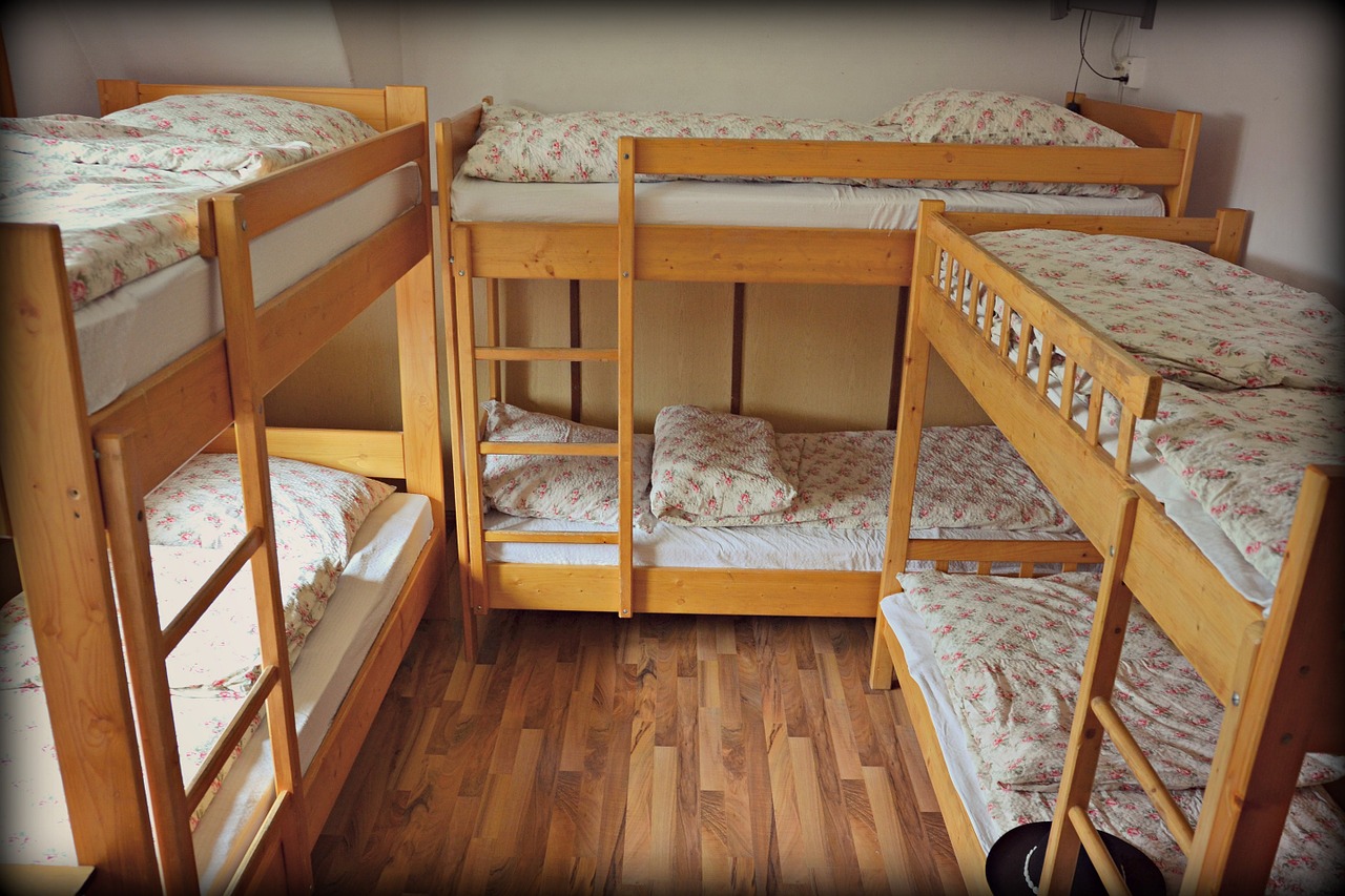 bunk beds accommodation house free photo