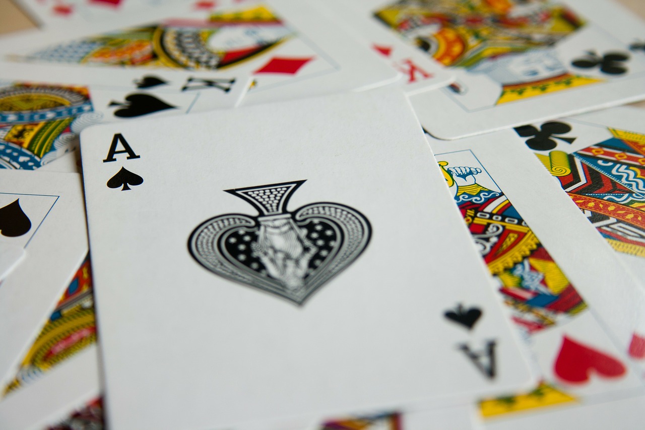 ace playing cards deck free photo