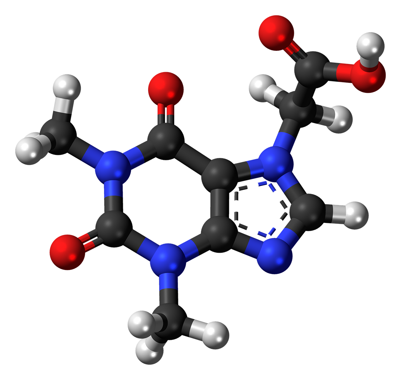 acefylline stimulant molecule free photo