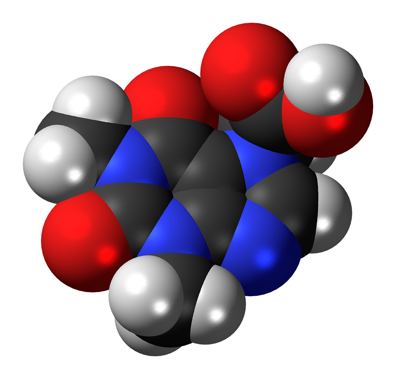 acefylline stimulant molecule free photo