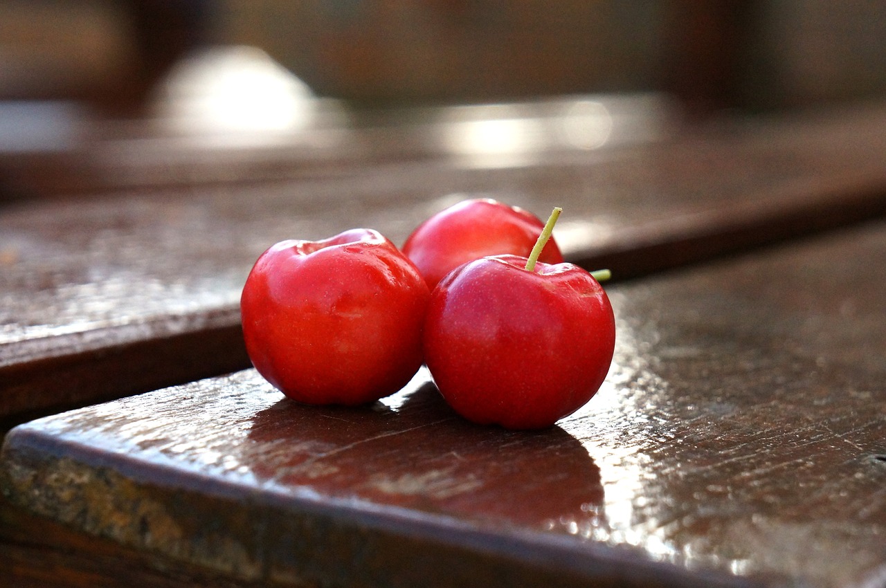 acerola fruit vitamin free photo