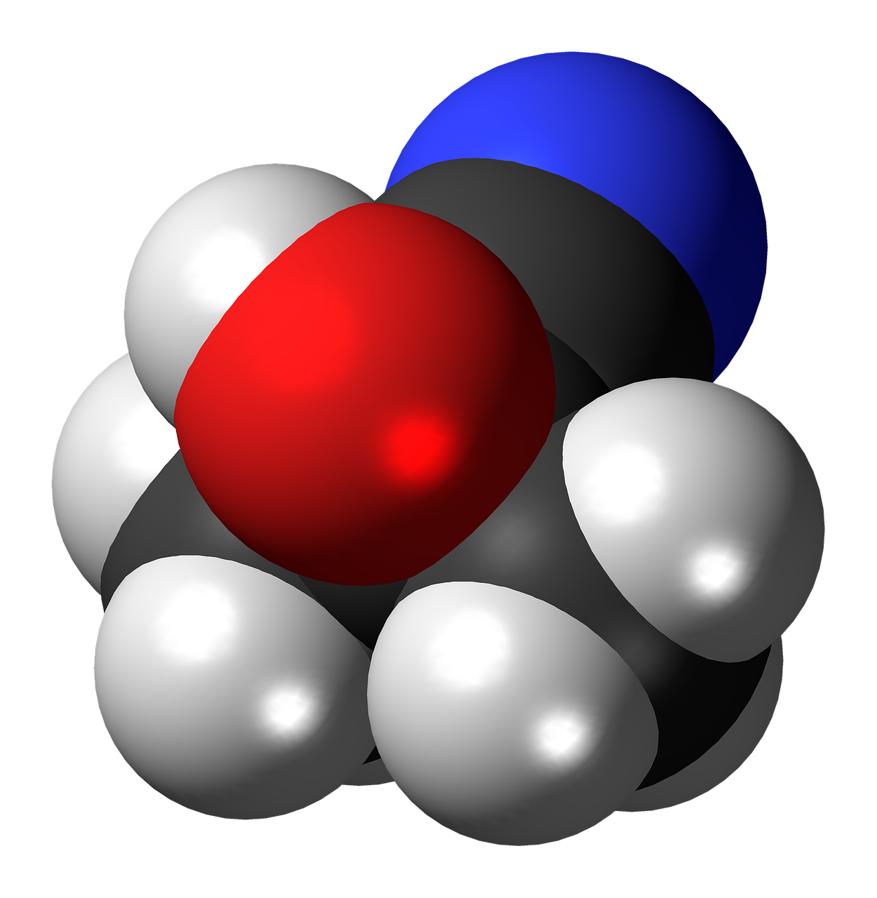 acetone-cyanohydrine molecule structure free photo