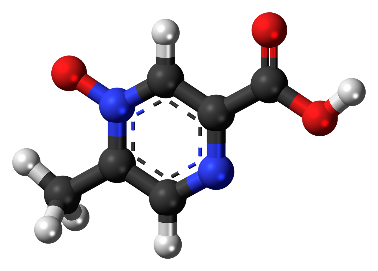 acipimox molecule structure free photo