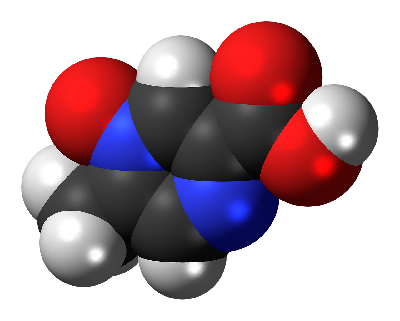 acipimox molecule structure free photo