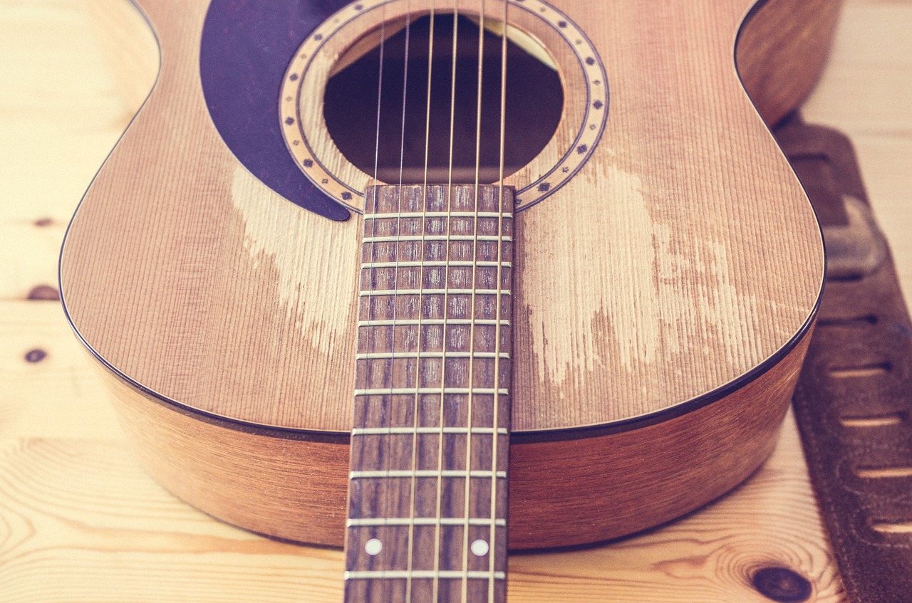 acoustic guitar music free photo