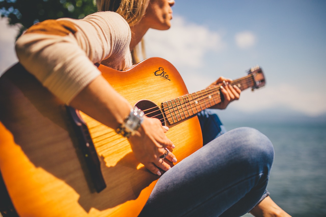 acoustic guitar musician free photo