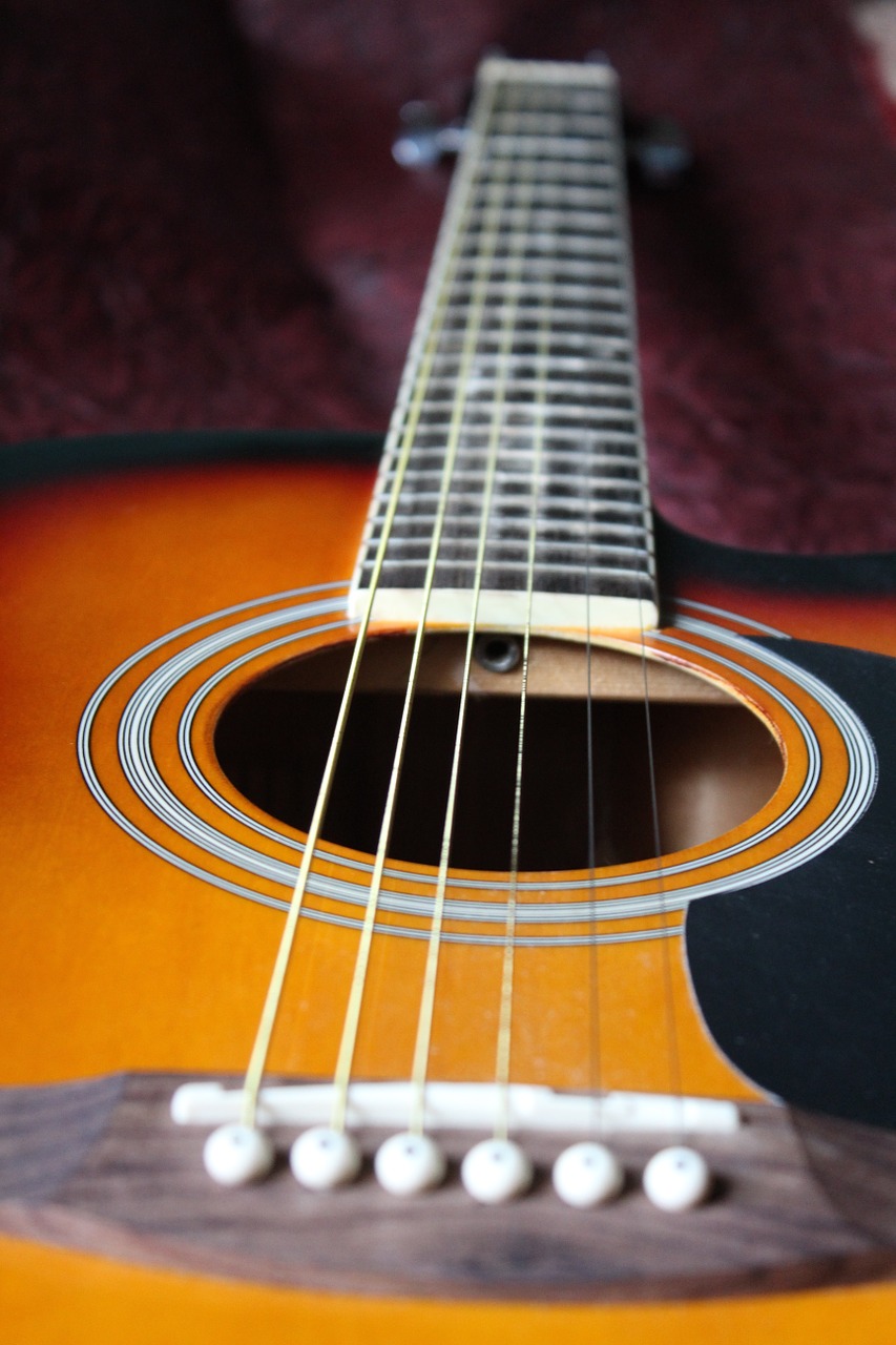 acoustic guitar musical instrument music free photo
