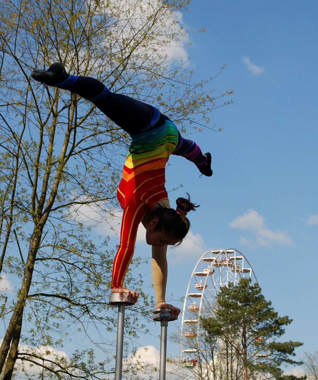 acrobat gymnastic aerobics free photo