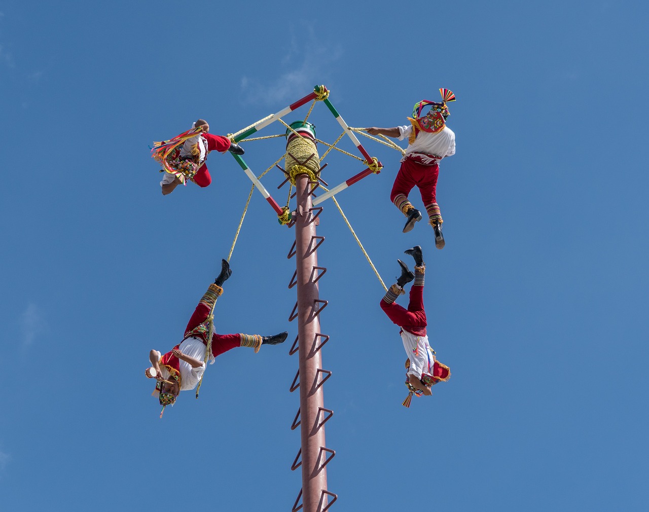 acrobats flying cozumel free photo