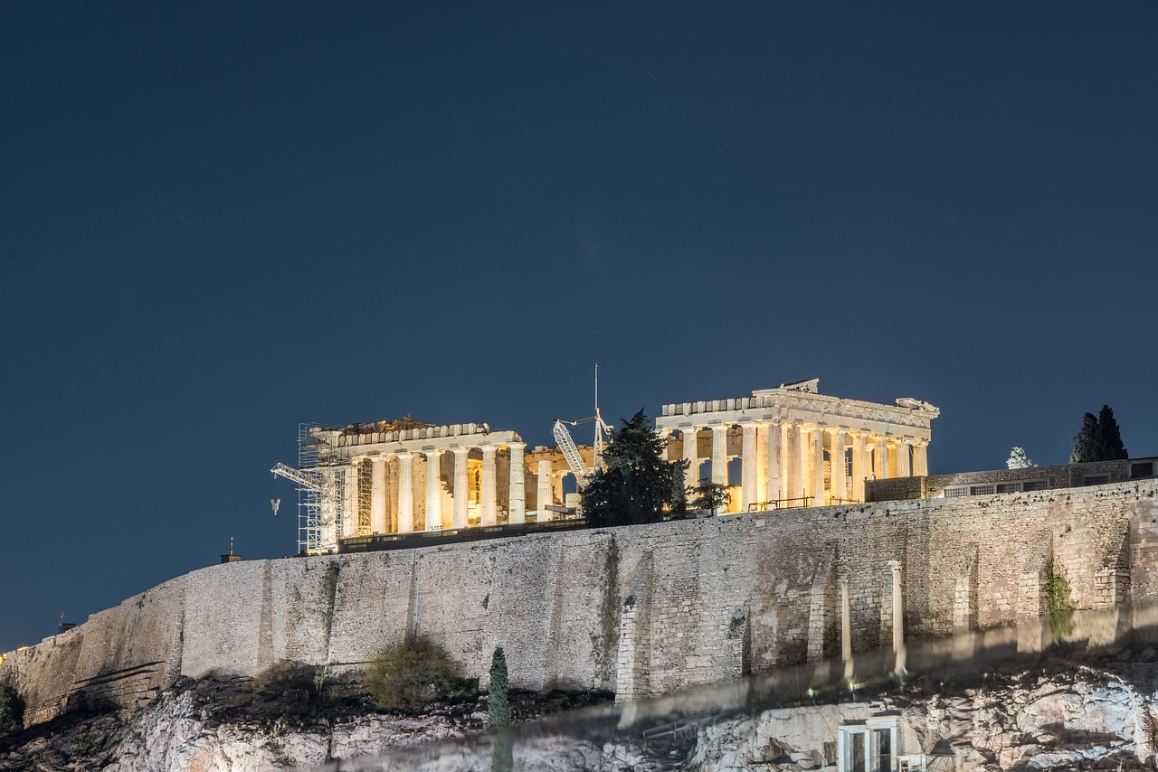 acropolis athens architecture free photo