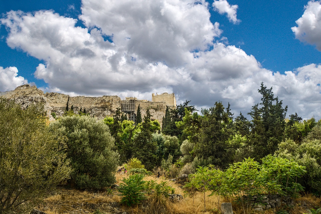 acropolis greece athens free photo