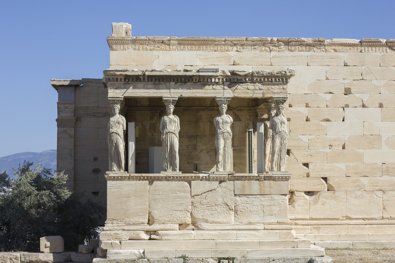 acropolis greece sculpture free photo