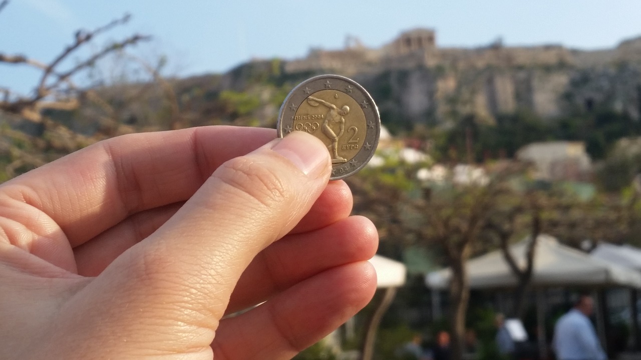 acropolis euro greece free photo