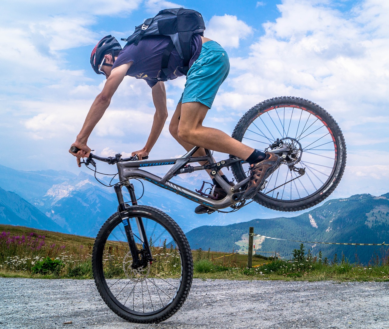 active bike biker free photo