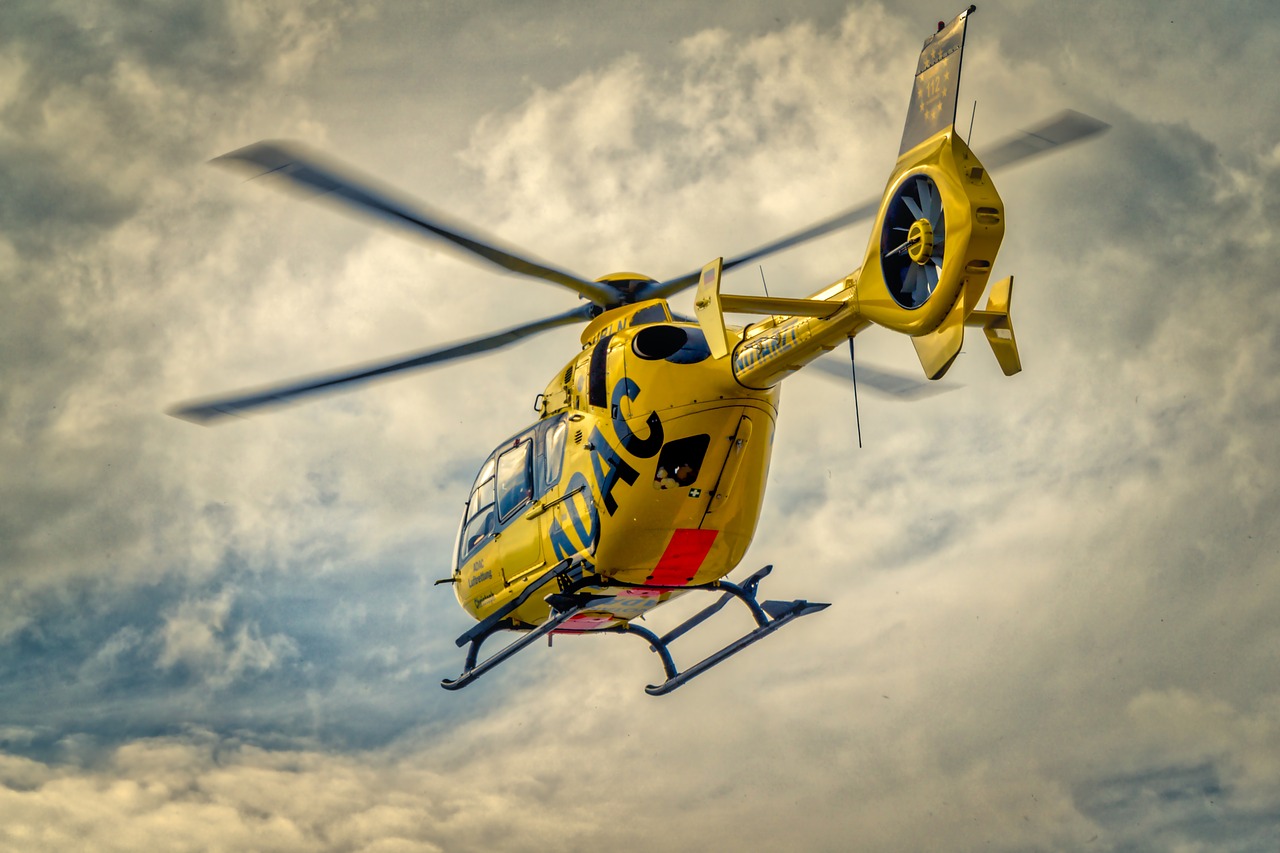 adac helicopter rescue helicopter free photo