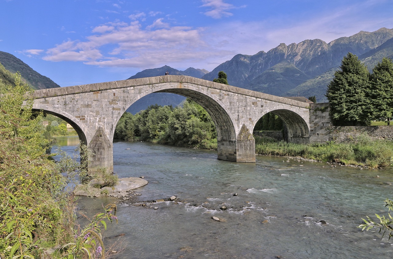 adda river romanesque bridge ganda bridge free photo