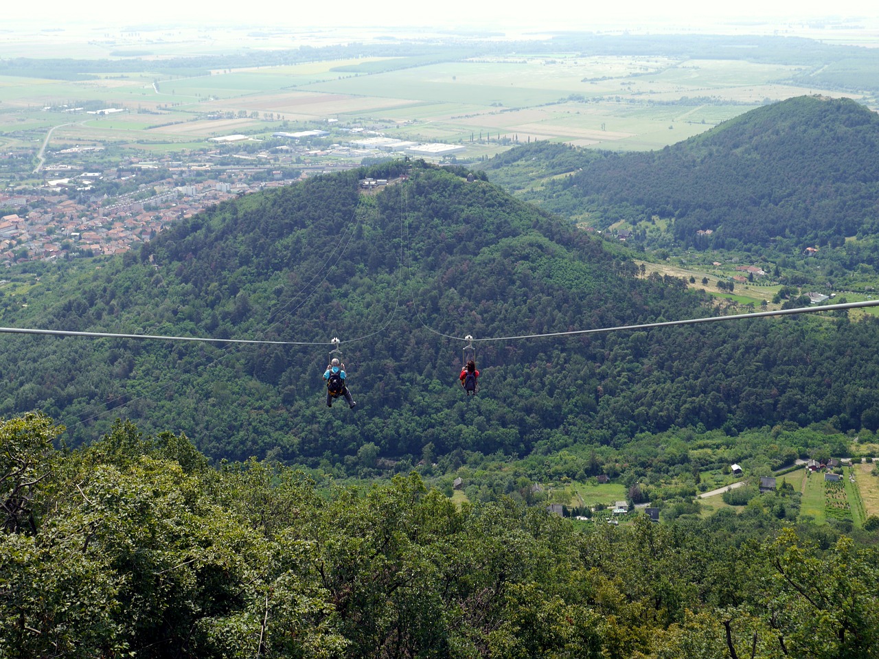 adrenaline the cable car hungary free photo