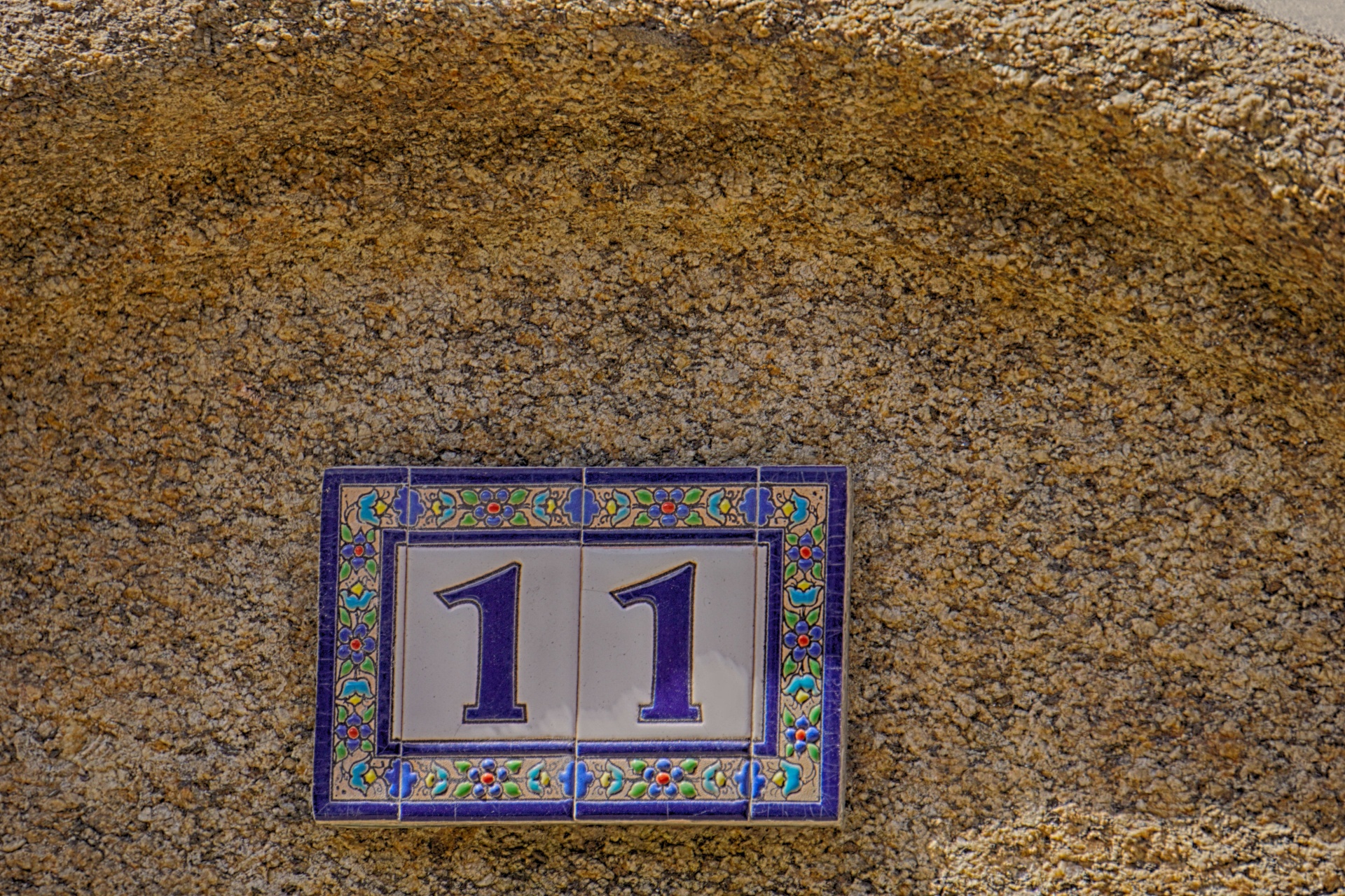 faience tiles numbers address free photo