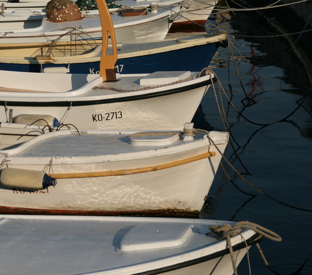 adriatic boat sea free photo