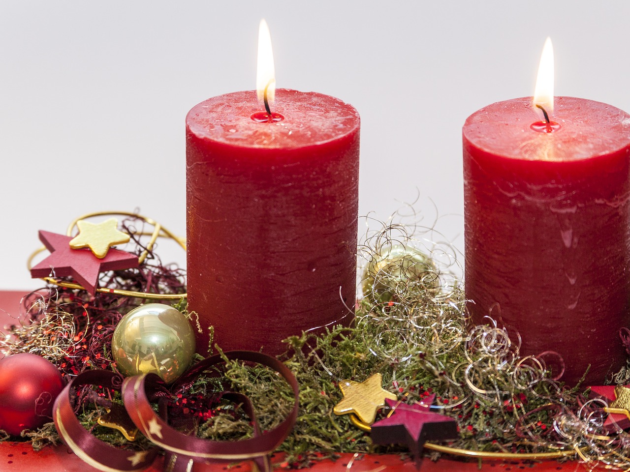 advent second candle before christmas free photo