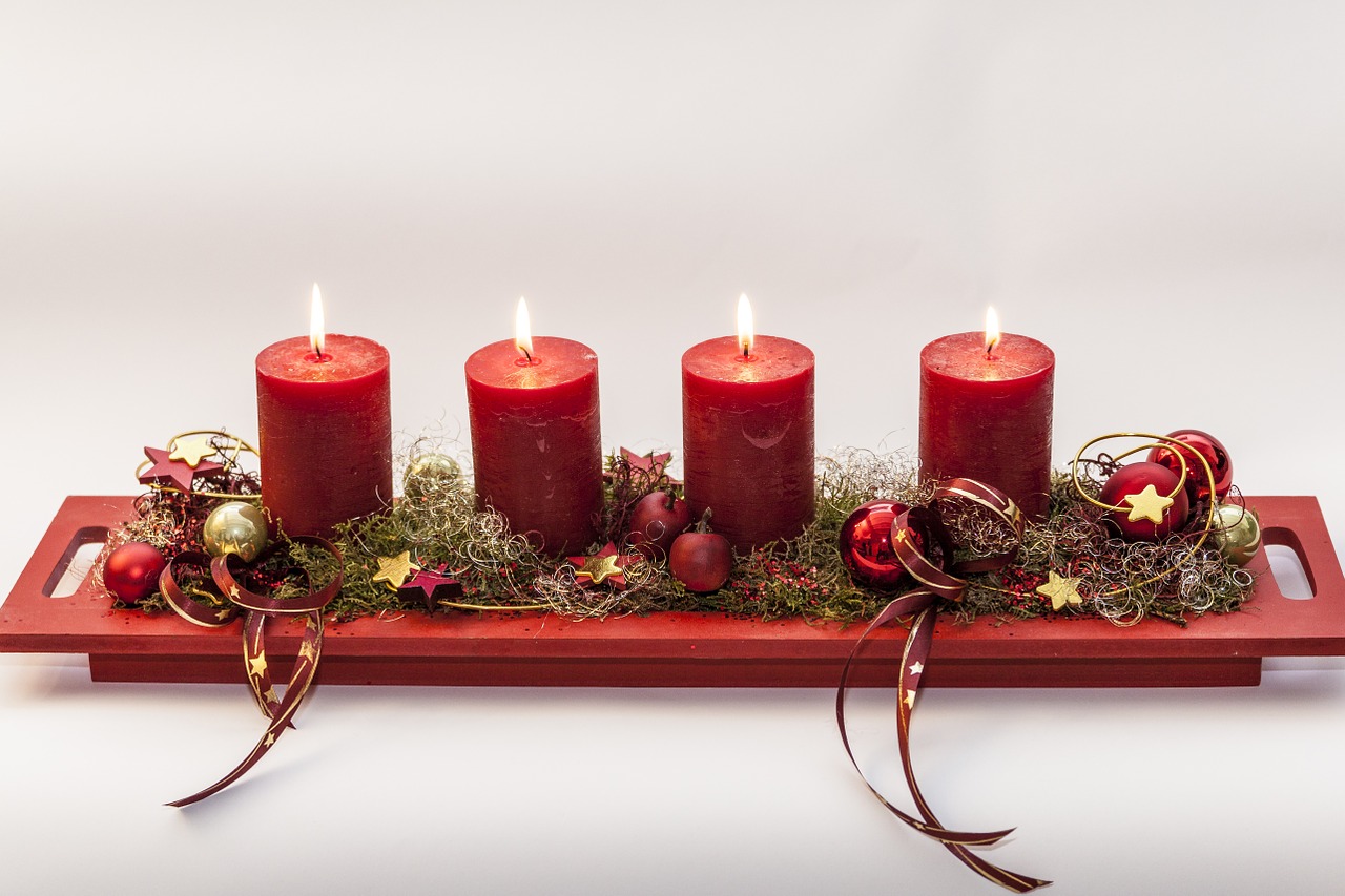 advent fourth candle before christmas free photo