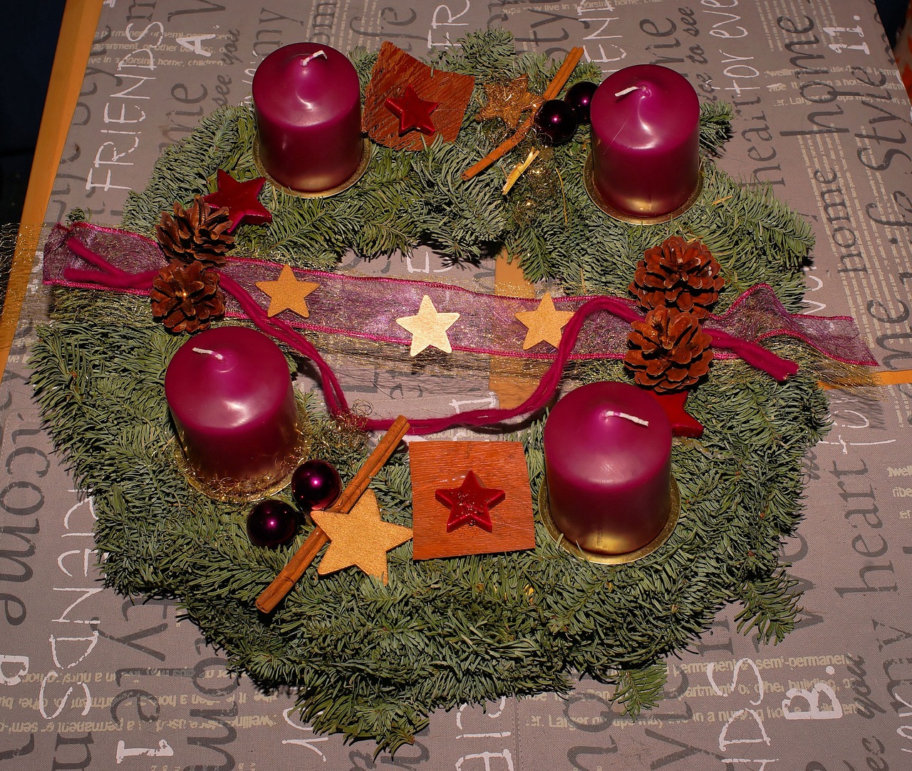 advent advent wreath candles free photo